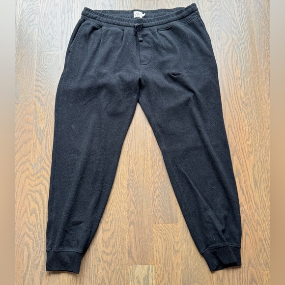 Faherty Sweater Joggers Heathered Black Twill Size XXL sweat pants - Picture 11 of 16